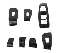 NDNCZDHC 7PCs Door Window Switch Panel Cover Carbon Fiber Style Replacement for 3 Hatchback 3 Sedan CX-30