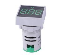 NDNCZDHC AC20-500V LED Indicator Light Mini Digital LED Display Voltmeter Square Signal Lamp (Verde)