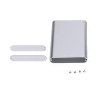 NDNCZDHC Aluminum Alloy Project Box Matte Silver Sandblasting Oxidation for Circuit Board PCB Wiring