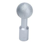 NDNCZDHC Ball Gouge Angle Grinder Attachment, Carbon Steel Sphere Rotary Burr Spherical Grinding Head for Wood Carving (14mm)