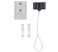 NDNCZDHC Battery Quick Connector, 175A 600V Battery Cable Connector Wire Harness Plug Fitting with PC Protection Cover