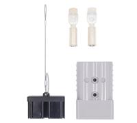 NDNCZDHC Battery Quick Connector, 2/0 AWG Battery Power Connector Plug with PC Cover 350A 600V for Winch Trailer Boat