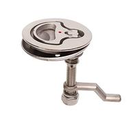 NDNCZDHC Boat Cam Latch 316 Stainless Steel Polished Adjustable Hatch Latch With Back Plate for Marine Ship
