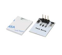 NDNCZDHC Capacitive Touch Switch Button Anti Interference LED Sensor Switch Module (2.7V-6V) (Red)