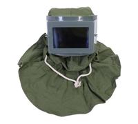 NDNCZDHC Cappuccio per Sabbiatura, Maschera Sabbiatura Prevenzione della Polvere in Tela, Cappuccio a Scialle per Lucidatura Rettifica Levigatura Saldatura