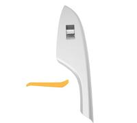 NDNCZDHC Car Window Switch Trim Bezel Silvery Armrest Glass Lift Switch Panel Cover for Corolla 2007 to 2013 (Rear Left 58250-2P100，582502P100)