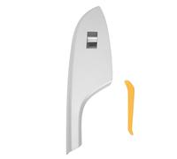 NDNCZDHC Car Window Switch Trim Bezel Silvery Armrest Glass Lift Switch Panel Cover for Corolla 2007 to 2013 (Front Right)