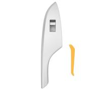 NDNCZDHC Car Window Switch Trim Bezel Silvery Armrest Glass Lift Switch Panel Cover for Corolla 2007 to 2013 (Rear Right 58270-2P100，582702P100)