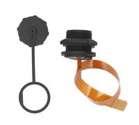 NDNCZDHC Cavo flessibile per presa SIM, 20 cm IP68 500 cicli Chiusura filettata PA66 Ottone Montaggio a pannello Scheda SIM Presa femmina a prolunga maschio