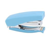 NDNCZDHC Ceroggettista desktop ergonomico, 20 fogli, 2 modalità vincolanti, pinzatrice portatile per la classe scolastica per le aule scolastiche (Azzurro)