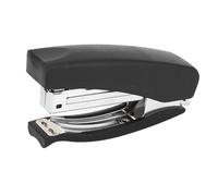 NDNCZDHC Ceroggettista desktop ergonomico, 20 fogli, 2 modalità vincolanti, pinzatrice portatile per la classe scolastica per le aule scolastiche (Nero)