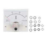 NDNCZDHC DC Pointer Ammeter, Analog Current Voltmeter Measuring Panel Ammeter Pointer DC Voltmeter 0-30V