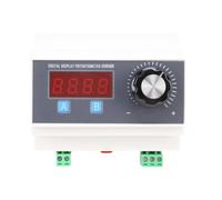 NDNCZDHC Digital Display Potentiometer 10KΩ 2W 4 Digit Display Rail Mount Programmable Potentiometer for Speed Controller PLC Inverter
