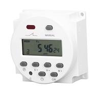 NDNCZDHC Electronic Timer Programmable LCD Digital Time Control Relay Switch 16 On 16 Off Cn101A (CC 12 V)
