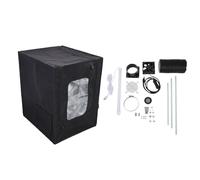 NDNCZDHC Fireproof Enclosure Fit for Bambu Lab P1 X1 A1 3D Printer Constant Temperature Dust Cover with Fan Exhaust Kit and LED Light
