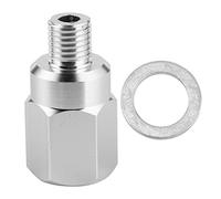 NDNCZDHC For LS Swap Gauge Sensor Adapter Coolant Temperature Sensor Male M12-1.5 to Female 3/8in-18 NPT