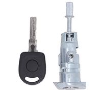 NDNCZDHC Front Left Door Lock Cylinder Kit Zinc Alloy Cylinder BarrelSet with Key for B5 1998-2005