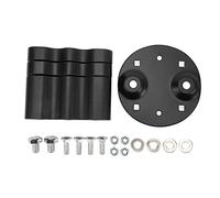 NDNCZDHC Gas Can Mount RX DLX PM Black Electrophoretic Coating Strong Strength Fuel Container Mount for Motorcycle