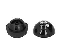 NDNCZDHC Gear Shift Knob with Cap Decorative Cover Replacement Kit Fit for 500 500C 2007-2018 LHD RHD