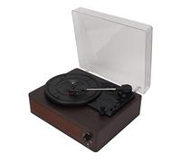 NDNCZDHC Giradischi Bluetooth Giradischi a 3 Velocità Grammofono Vintage Trasmissione a Cinghia Altoparlanti Integrati con Coperchio, Supporto Record da 7", 10", 12", Registrazione di Film