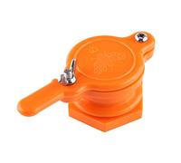 NDNCZDHC Honey Gate Valve, Beekeeper Bottling Gate Valve Plastic Honey Extractor Bottling Tool Beekeeper Equipment (Orange)