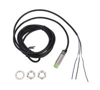 NDNCZDHC Inductive Proximity Sensor 3 Wire Metal Approach Switch 4mm Detection Distance Cylindrical IP67 Water Proof