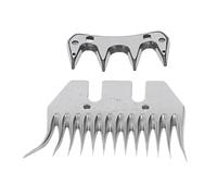NDNCZDHC Kit di ricambio lama per tosatrice con 13 denti, lama a pettine per lana curva in acciaio al carbonio con spaziatura tra i denti di 7 mm / 0,28 pollici