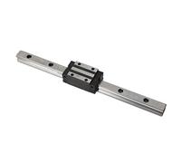 NDNCZDHC Linear Guide Rail with HGH25CA Bearing Slide Square Block for 3D Printers CNC Parts (374mm)