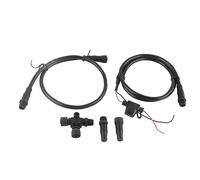 NDNCZDHC Marine for NMEA 2000 Starter Kit 1m Power Cable with Fuse Male Female Terminator T Connector for Lowrance Networks