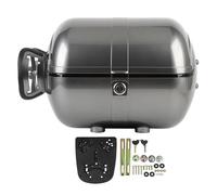 NDNCZDHC Motorcycle Trunk with Anti Theft Lock System Waterproofing 28L Motorcycle Luggage Storage Carrier Case (Grigio)