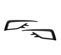 NDNCZDHC Pair Front Fog Light Lamp Eyebrow Trim Glossy Black for MK7.5 Standard Edition 2017-2020