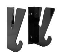 NDNCZDHC Porta skateboard parete da 2 pezzi, supporto per display da skateboard orizzontale in acrilico con gancio, gancio per snowboard