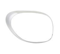 NDNCZDHC Tail Lamp Trim Ring Chrome Close Out Taillight Decorative Ring Replacement for Fiat 500L 2014-2018 (Left: 68235995AA)