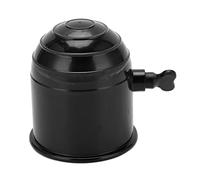 NDNCZDHC Tow Bar Ball Cap Universal Trailer Hitch Protect Cover Automobile Accessories with Knob for RV (A (black CP-0234))
