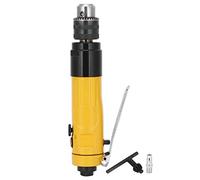 NDNCZDHC Trapano pneumatico dritto con 3/8 mandrini, 3500 giri/min, 90psi, trapano aereo in lega di zinco per la decorazione domestica, fori di carpenteria