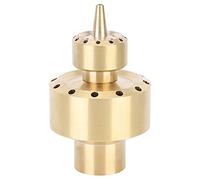 NDNCZDHC Ugello Fontana d'Acqua, ugello Fontana d'Acqua a 2 Strati, Testa Spray per irrigatore di Rame per Piscina Giardino (1in DN25)