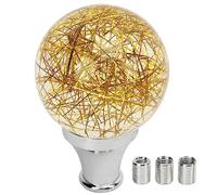 NDNCZDHC Universal Round Ball Shift Knob Modified Gear Shifter Head for Most Car Model with 3 Adapters (Gialla)