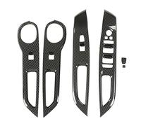 NDNCZDHC Window Lift Panel Cover Trim Carbon Fiber Style Decoration Replacement for Santa Cruz 2022 and Later