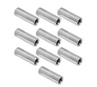 Ndotto di accoppiamento Connettore dell'asta roton 304 in acciaio inossibile M10x1.5 14 L40mm 10pcs Asta a filo arrugginito Dono di accoppiamento per manutenzione della tubatura