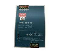 NDR-480-48 DC 48V 10A 480W Alimentatore industriale for guida DIN a uscita singola