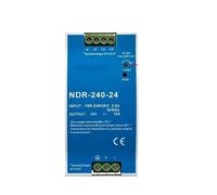 NDR-75W 120W 240W 480W 12V 24V 48V Alimentatore switching industriale DIN Rail AC/DC Trasformatore di potenza a singola uscita(NDR-240-48V 5A)