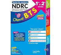 NDRC BTS 1re et 2e années: Toutes les matières