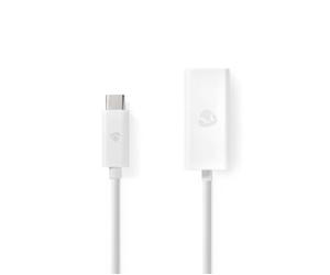 NDS 0,20 METRI Adattatore di rete USB USB 3.2 Gen 1 1000 Mbps USB-C Maschio