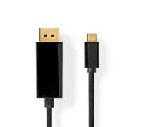 NDS 2 METRI Adattatore USB-C USB 3.2 Gen 1 USB-C Maschio DisplayPort maschio