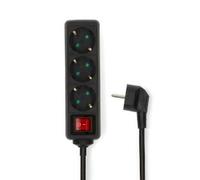 NDS 5 METRI Prolunga Spina Tedesca / Tipo F (CEE 7/7) 3 direzioni 3680 W 1