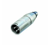 NDS Adattatore XLR XLR 3p (M) - RCA Femmina Argento