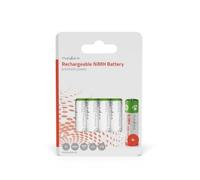 NDS Batteria ricaricabile Ni-MH AA 1.2 V DC 2600 mAh Confezione da 4