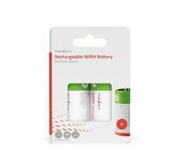 Batterie Torcia Ricaricabili Ni-Mh D 1,2 V 4000 Mah (2 Pz)