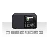 Telestar DIRA M 1 A Batteria Mobile Radio Digitale Radio Internet (DAB+ / DAB/FM/Internet, Batteria agli ioni di litio, WLAN Bluetooth 5.1, Display a Colori, Avviso di Emergenza EWF) Nero