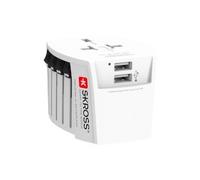 NDS MUV USB (2xA) Adattatore da viaggio compatto a 2 poli con 2 porte USB integr